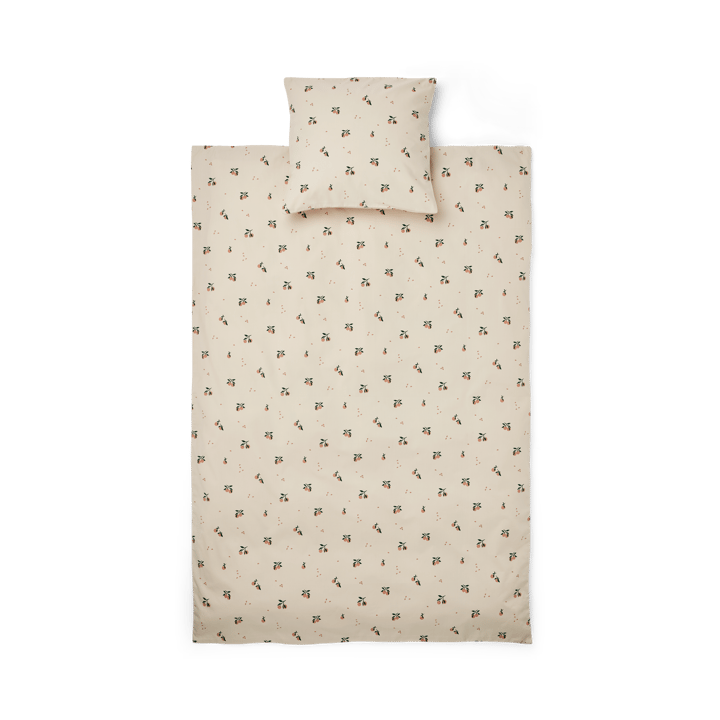 Ingeborg conjunto de roupa de cama júnior - Pêssego-Concha do mar - Liewood