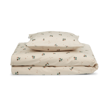 Ingeborg conjunto de roupa de cama júnior - Pêssego-Concha do mar - Liewood