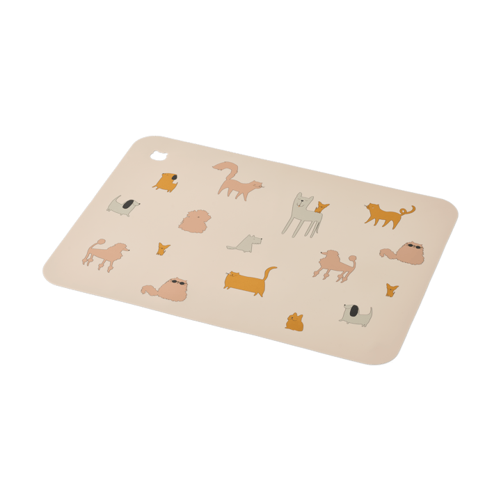 Jude individual de mesa 30,2x41 cm - Cats and Dogs-Sandy - Liewood