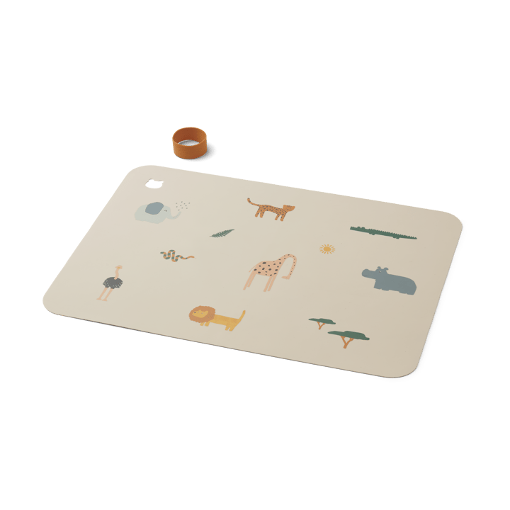 Jude individual de mesa 30,2x41 cm - Mistura de areia Safari - Liewood
