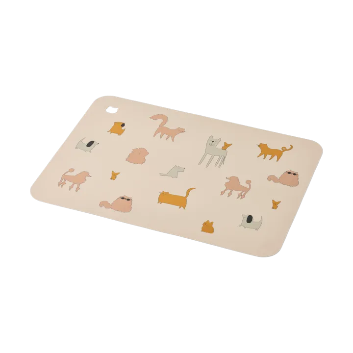 Jude individual de mesa 30,2x42,1 cm - Cats and Dogs-Sandy - Liewood
