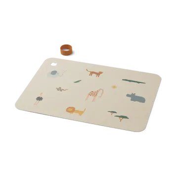 Jude individual de mesa 30,2x42,1 cm - Mistura de areia Safari - Liewood
