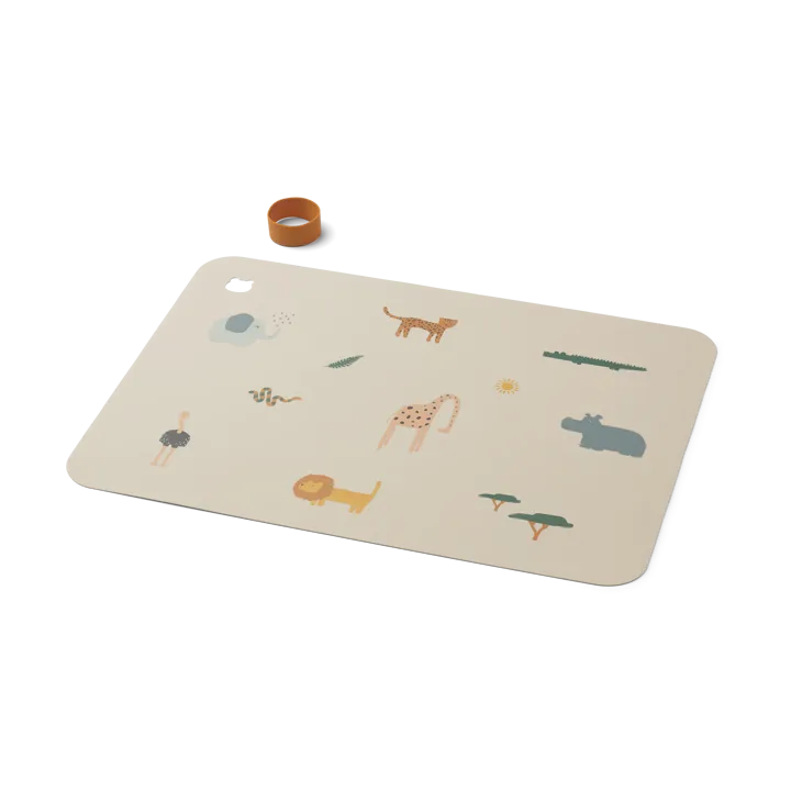 Jude individual de mesa 30,2x42,1 cm - Mistura de areia Safari - Liewood