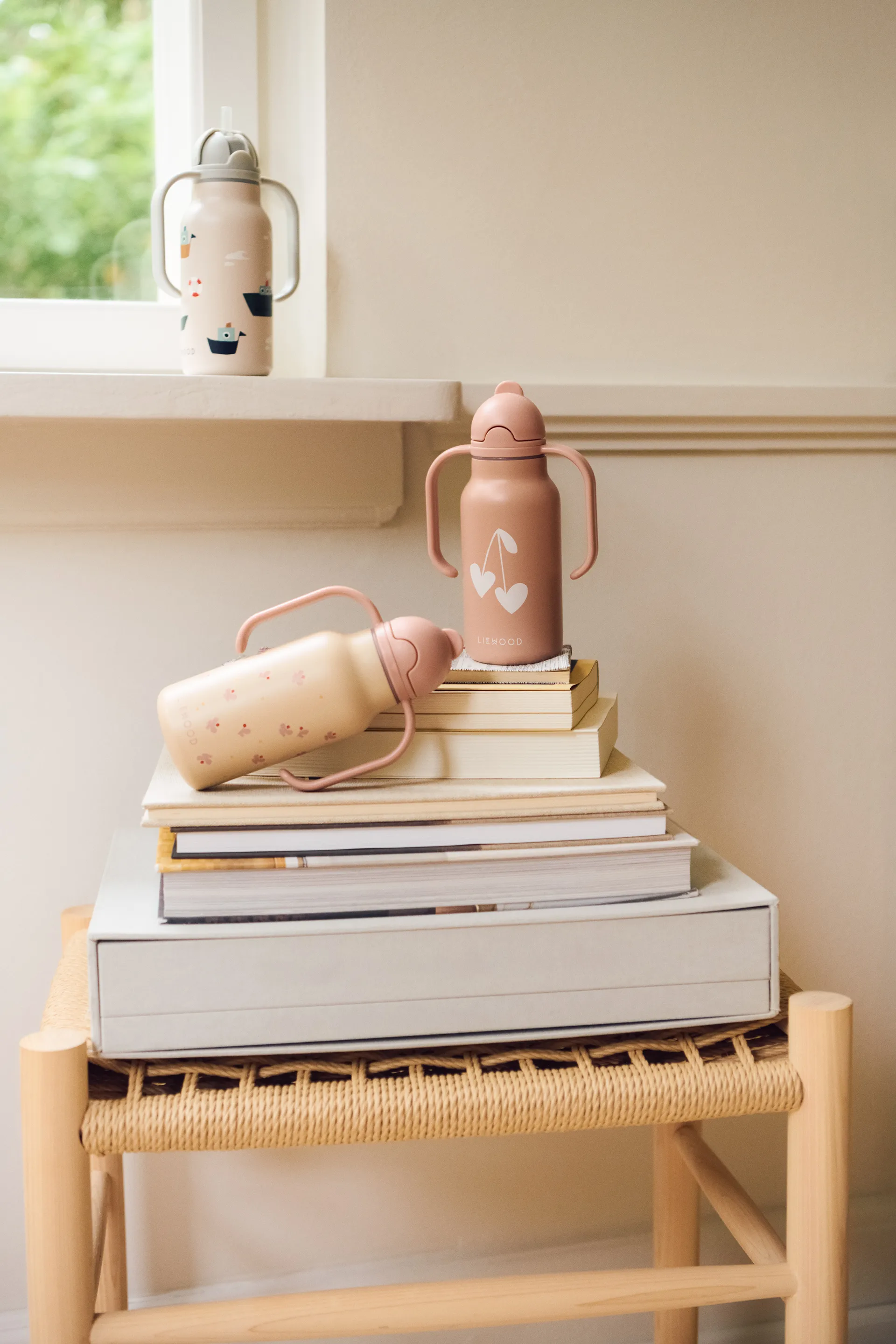 Kiani printed garrafa térmica , Sailing-sandy Liewood