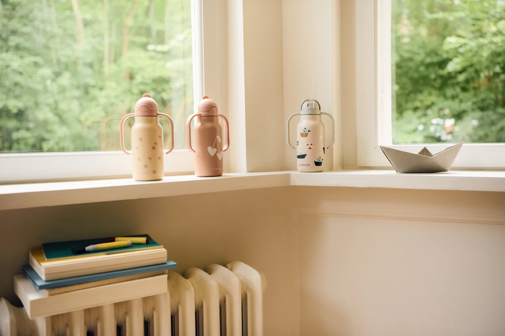 Kiani printed garrafa térmica , Sailing-sandy Liewood