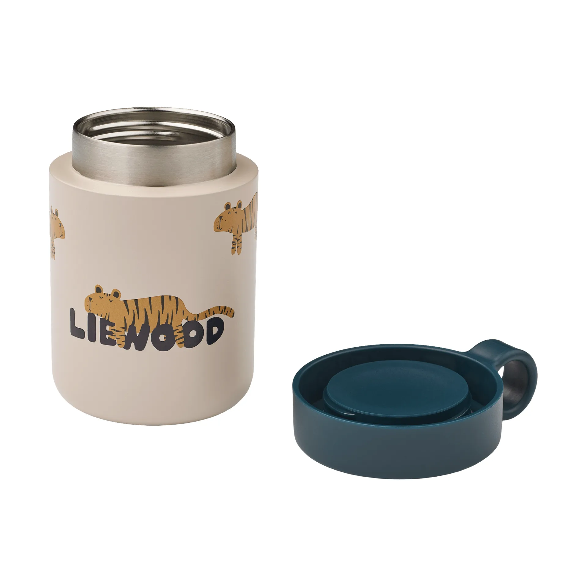 Kiani printed garrafa térmica, Tiger-arenoso Liewood