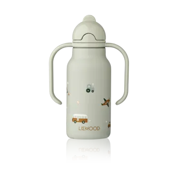 Kimmie garrafa de água 25 cl - Veículos-mistura de azul pomba - Liewood