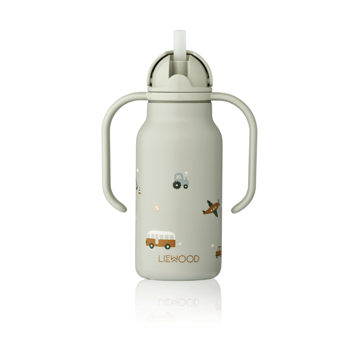 Kimmie garrafa de água 25 cl, Veículos-mistura de azul pomba Liewood