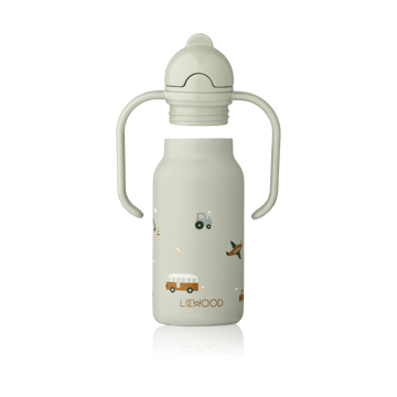 Kimmie garrafa de água 25 cl - Veículos-mistura de azul pomba - Liewood