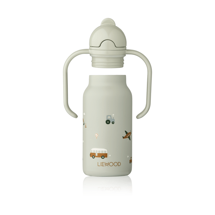 Kimmie garrafa de água 25 cl, Veículos-mistura de azul pomba Liewood