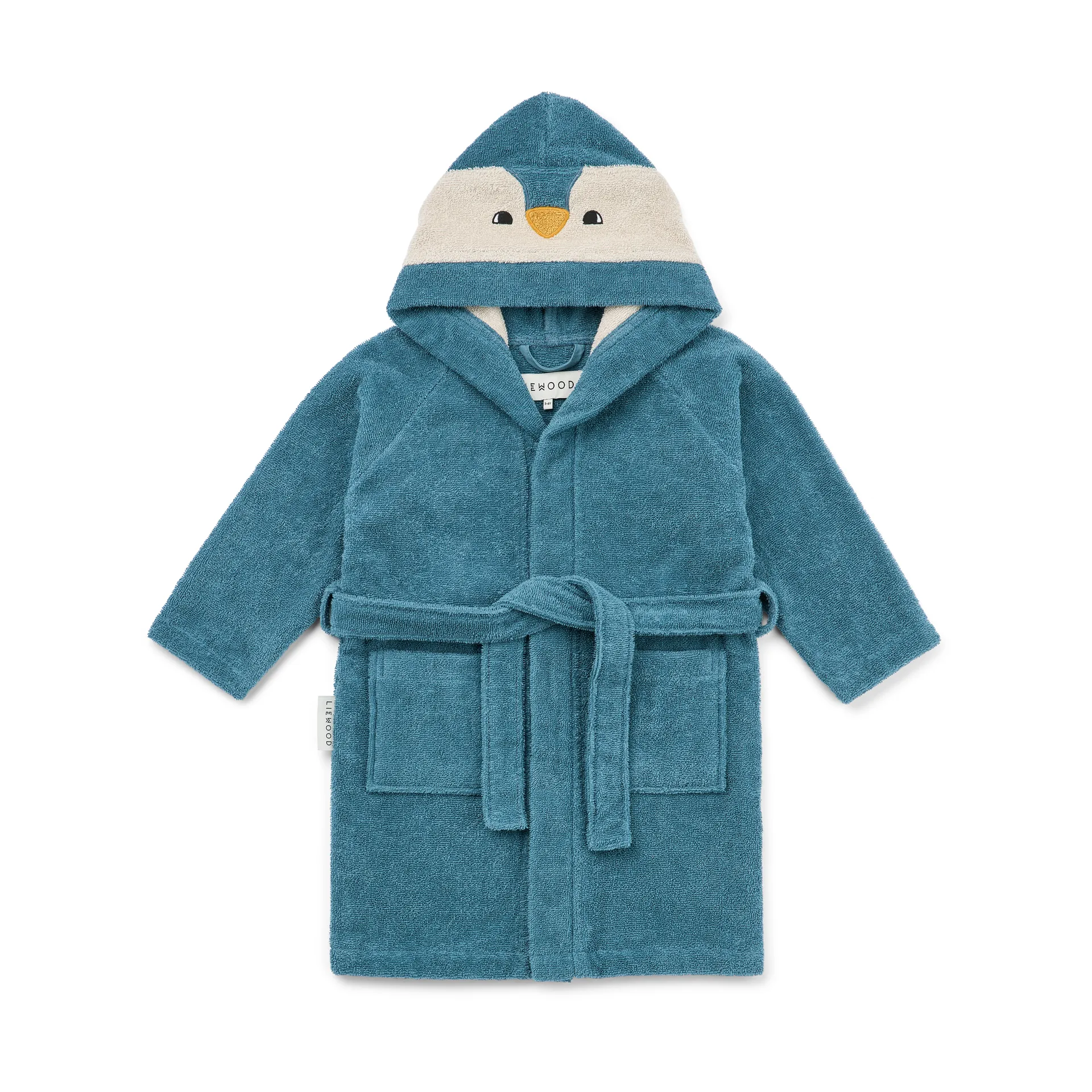 Lily robe de banho Penguin oceanview mix, 3-4 anos Liewood