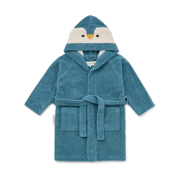 Lily robe de banho Penguin oceanview mix - 3-4 anos - Liewood