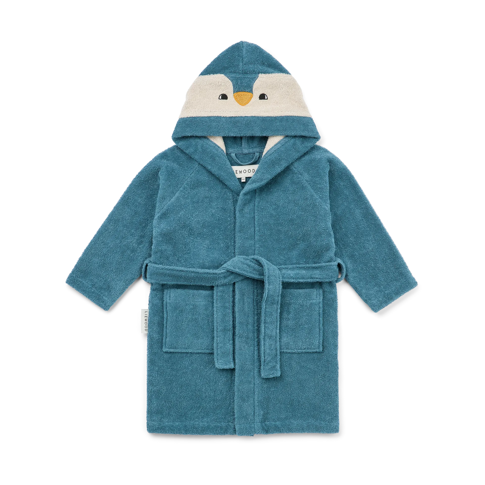 Lily robe de banho Penguin oceanview mix, 5-6 anos Liewood