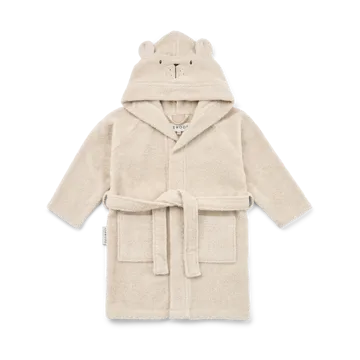 Lily robe de banho Polarbear sandy - 3-4 anos - Liewood