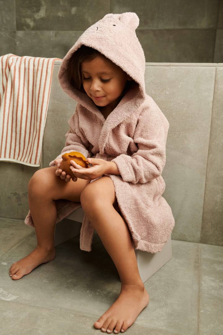 Lily roupão de banho, Rabbit rosa, 3-4 anos Liewood