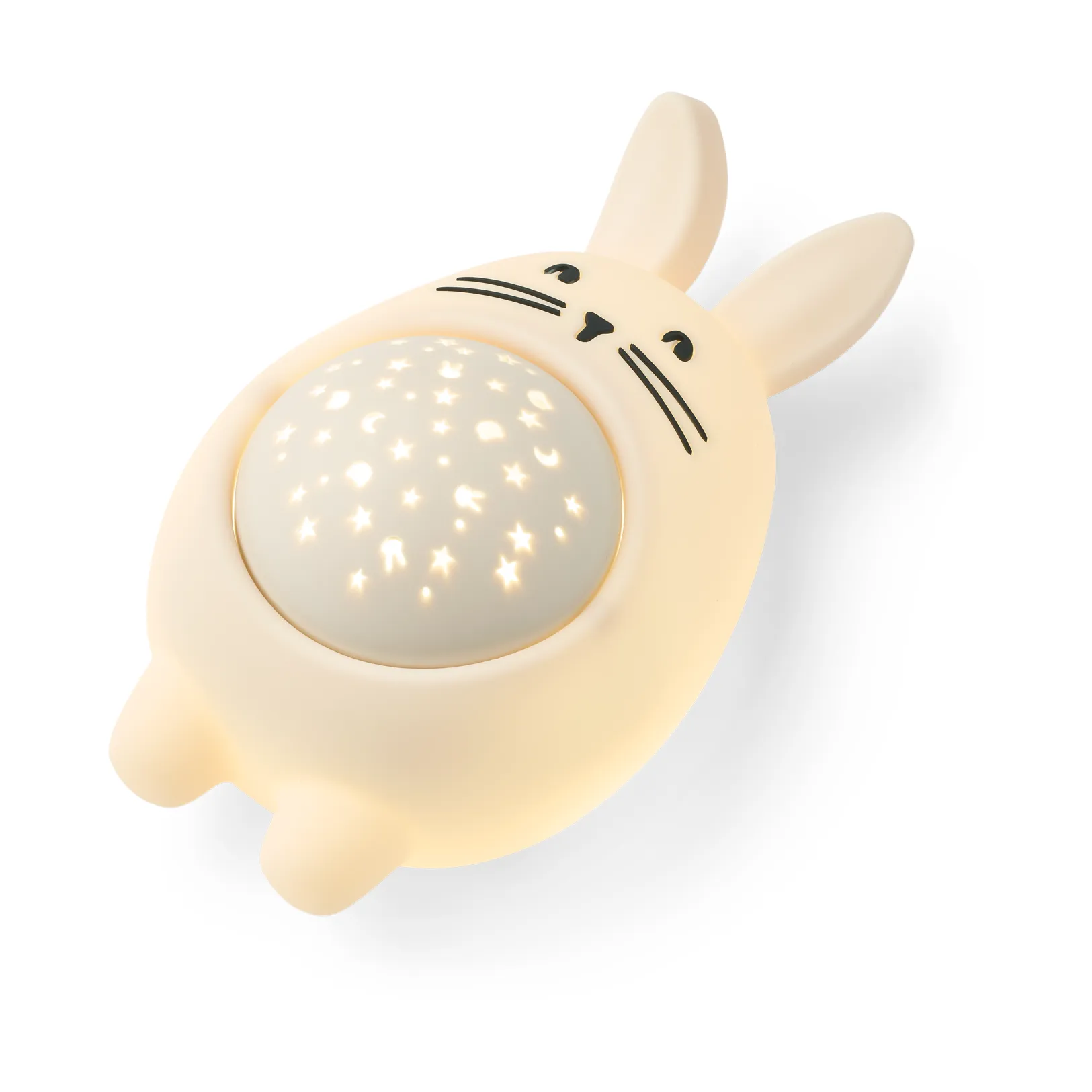 Manuel rabbit candeeiro de noite com projetor e som, Arenoso Liewood