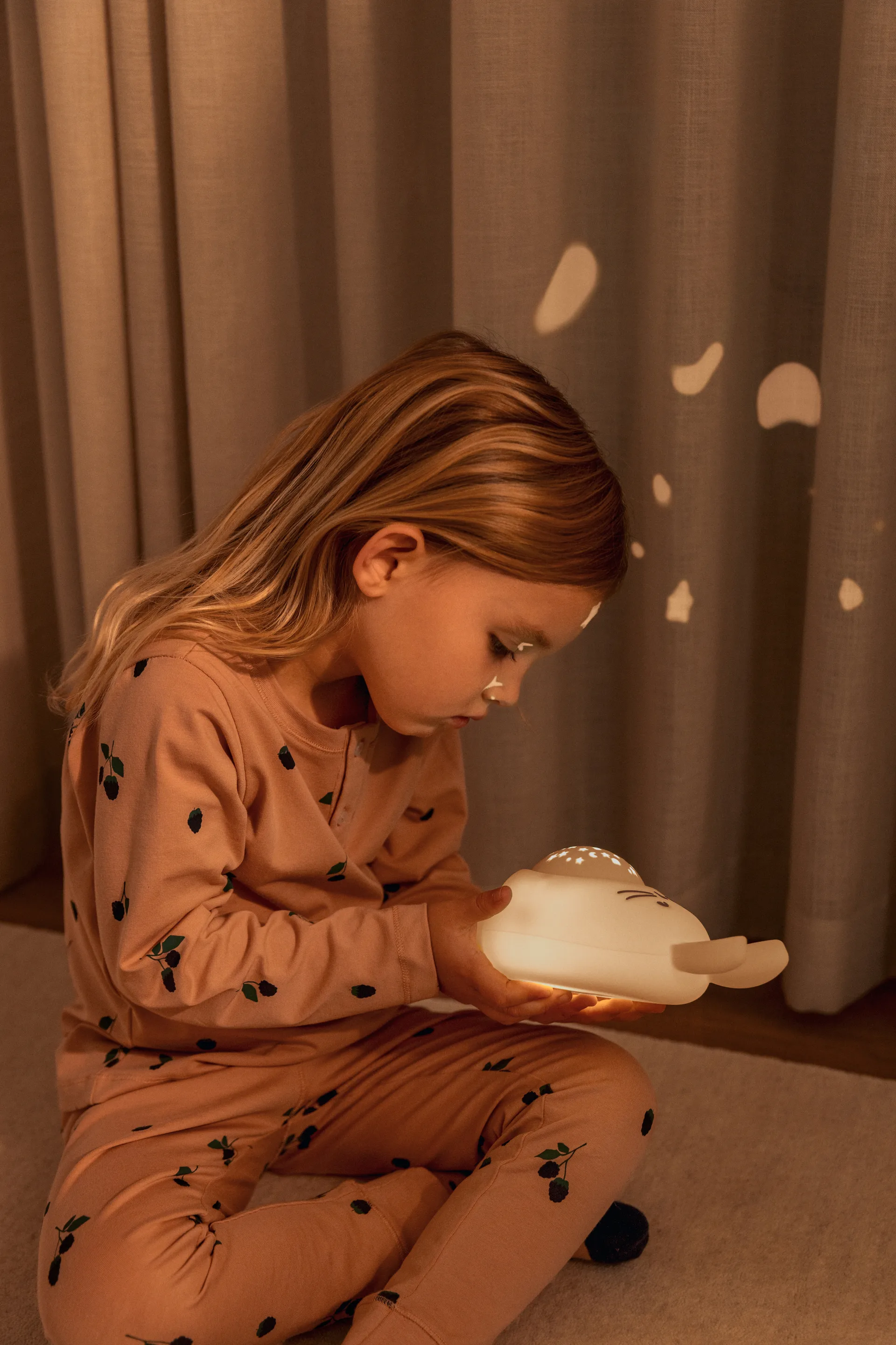 Manuel rabbit candeeiro de noite com projetor e som, Arenoso Liewood