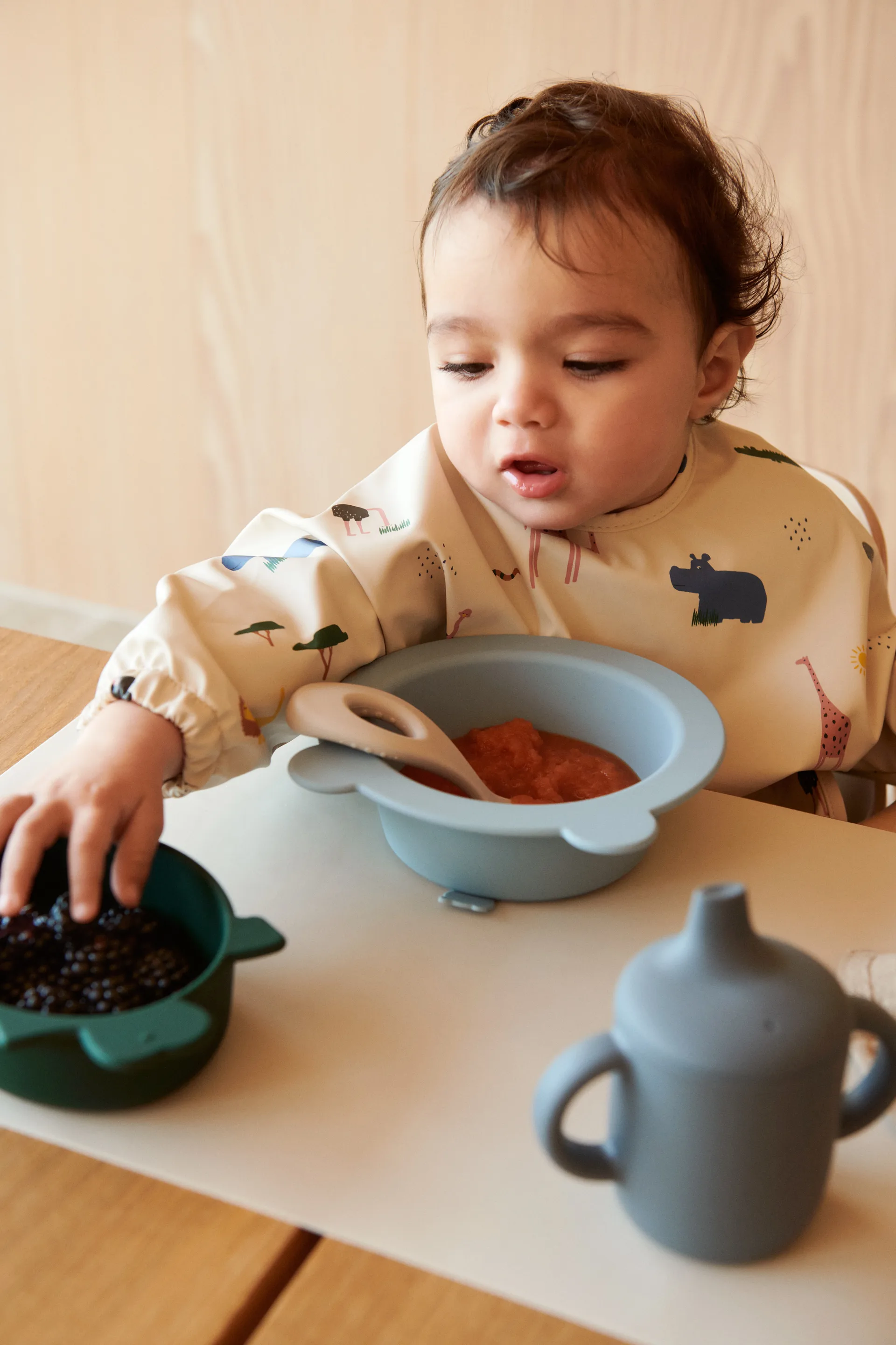 Merle babete com manga, Mistura de areia Safari Liewood