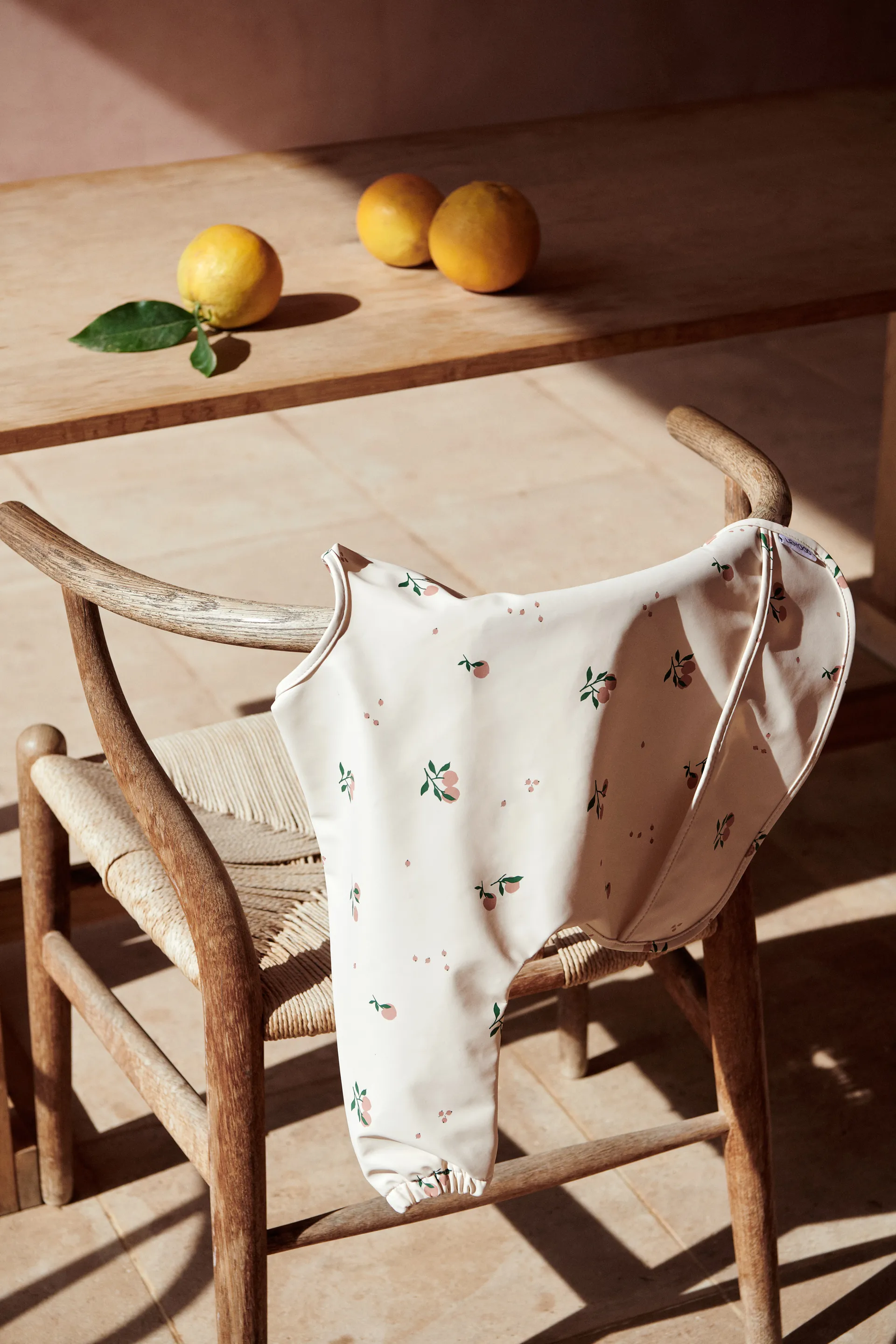 Merle babete com manga, Pêssego-mistura de conchas do mar Liewood