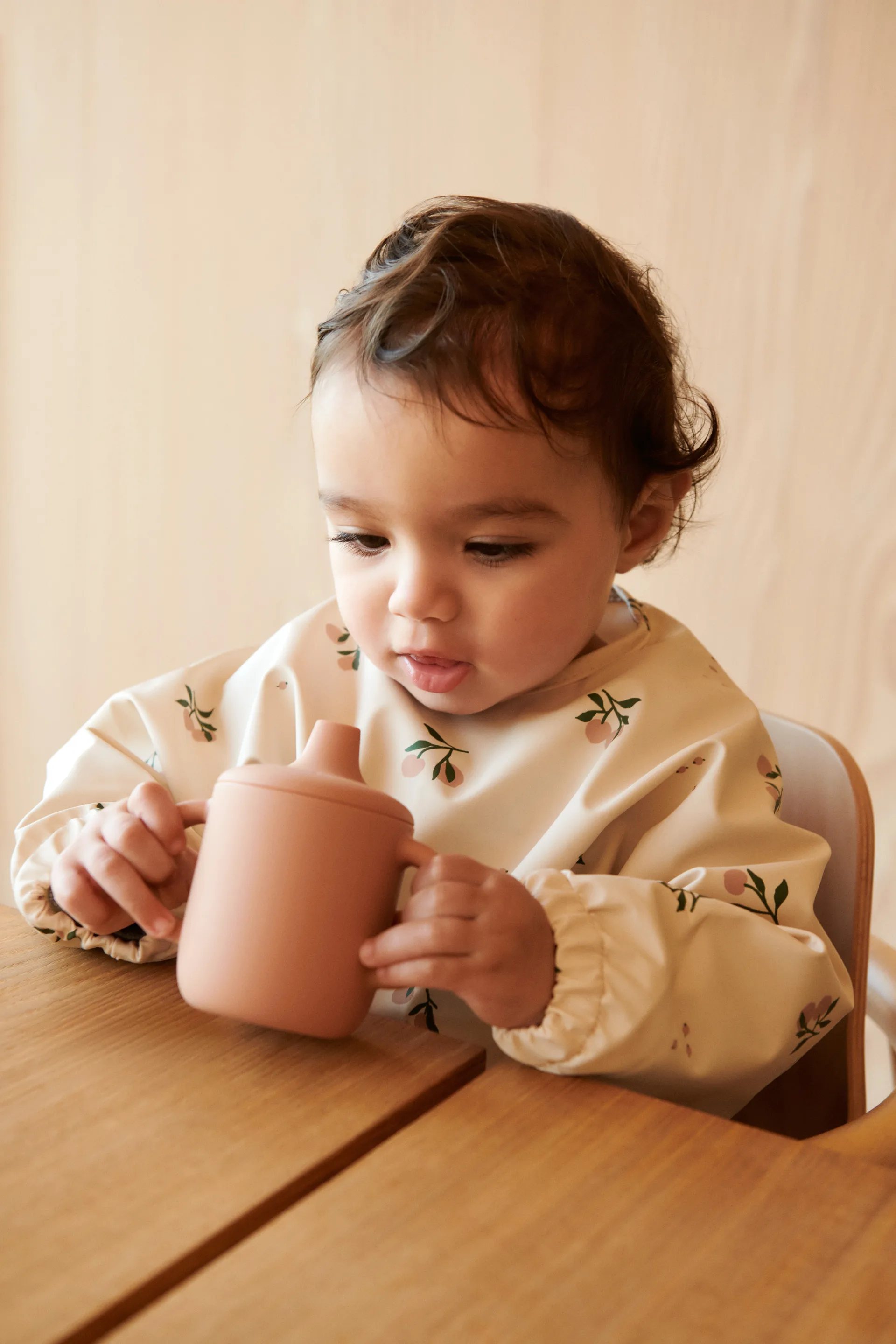 Merle babete com manga, Pêssego-mistura de conchas do mar Liewood