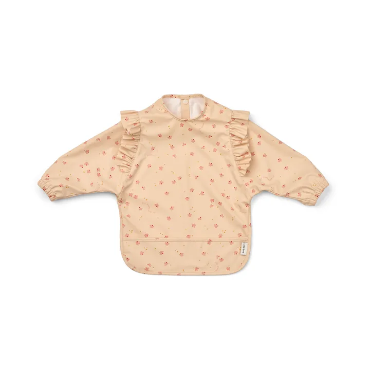 Merle ruffle babete com manga - Mini Butterfly-apple blossom - Liewood