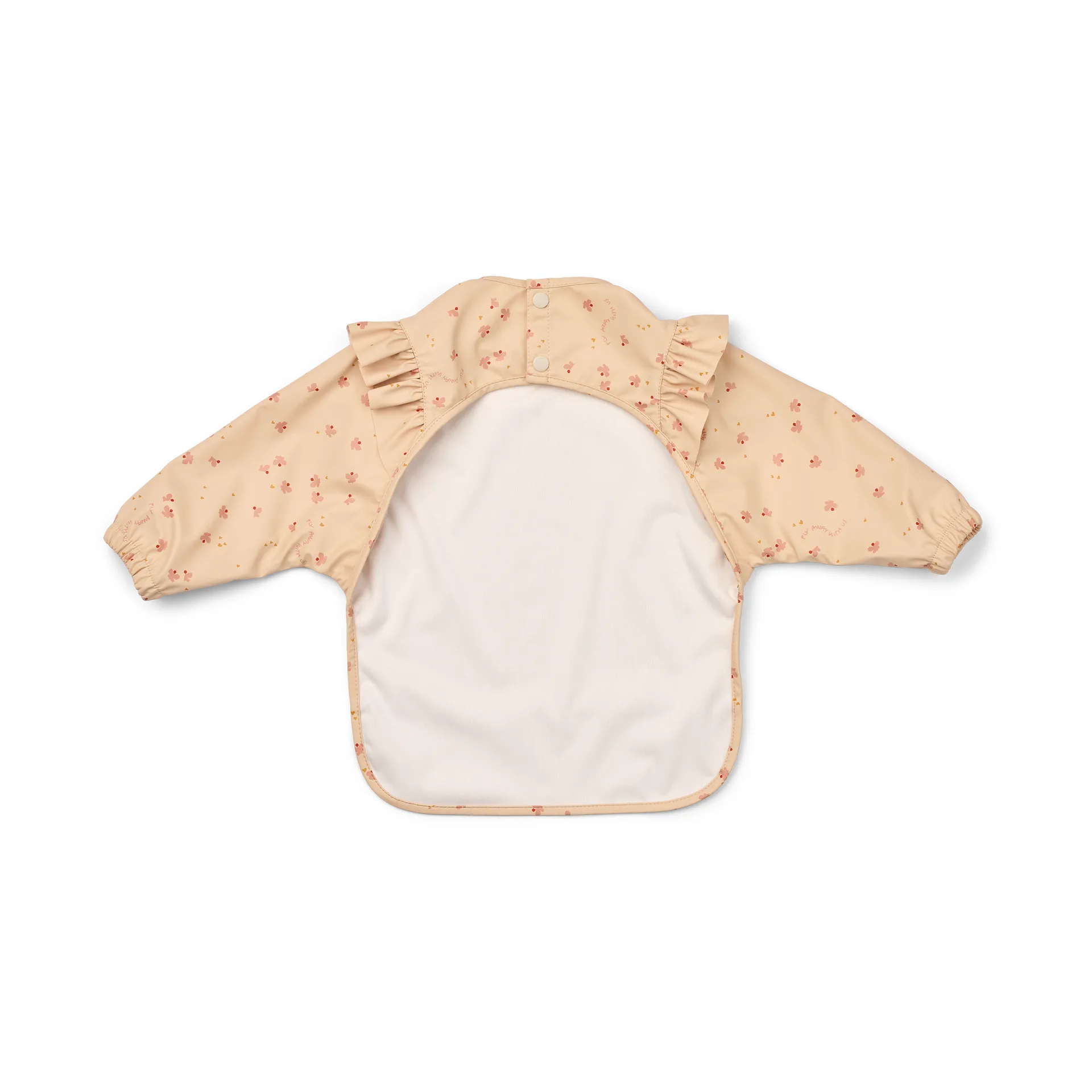 Merle ruffle babete com manga, Mini Butterfly-apple blossom Liewood