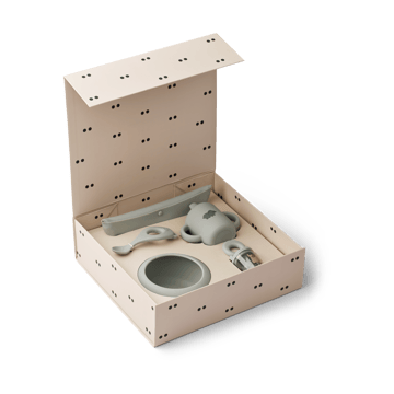 Mileah conjunto de serviço de refeições para bebés - Azul pombo - Liewood