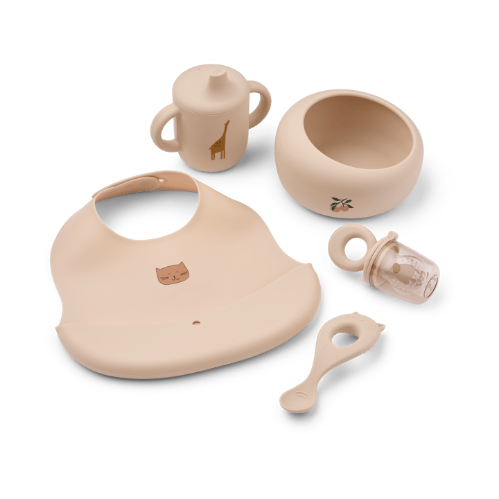 Mileah conjunto de serviço de refeições para bebés - Flor de maçã - Liewood