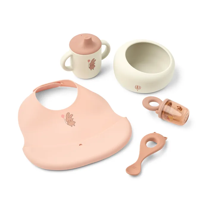 Mileah conjunto de serviço de refeições para bebés - Wild child/Rosey - Liewood