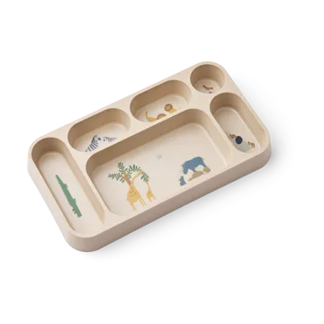 Mosu prato com 6 compartimentos 17x30 cm - All together-Sandy - Liewood