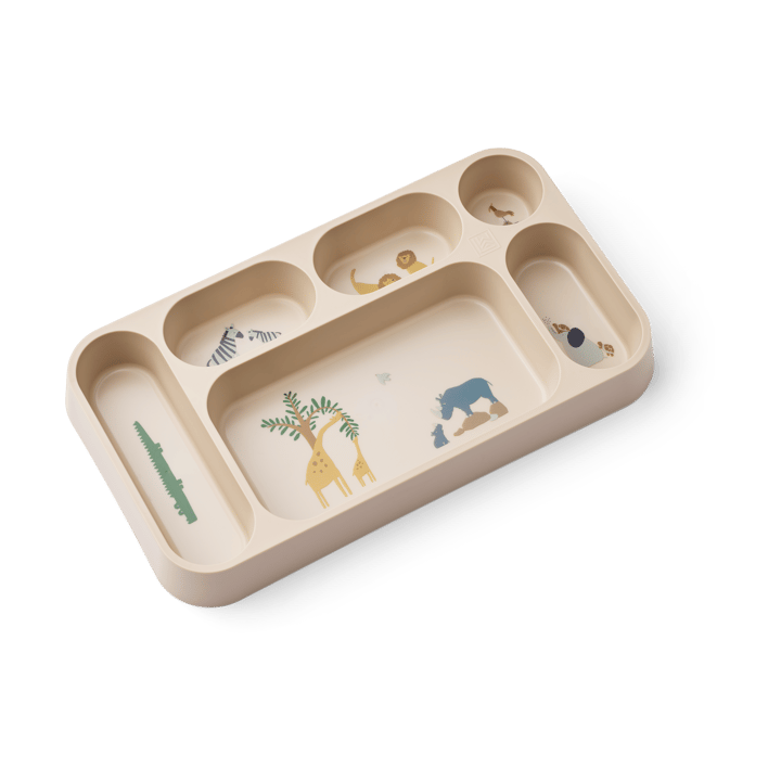 Mosu prato com 6 compartimentos 17x30 cm - All together-Sandy - Liewood