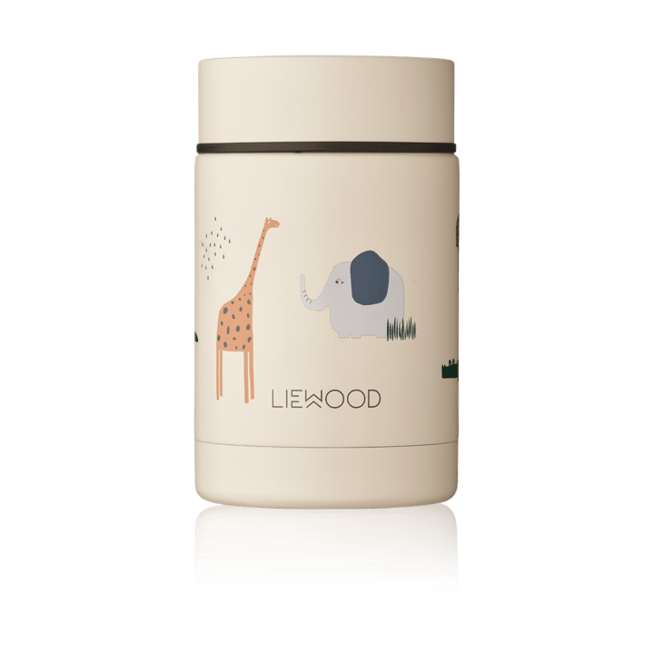 Nadja garrafa térmica 0,25 L - Mistura de areia Safari - Liewood