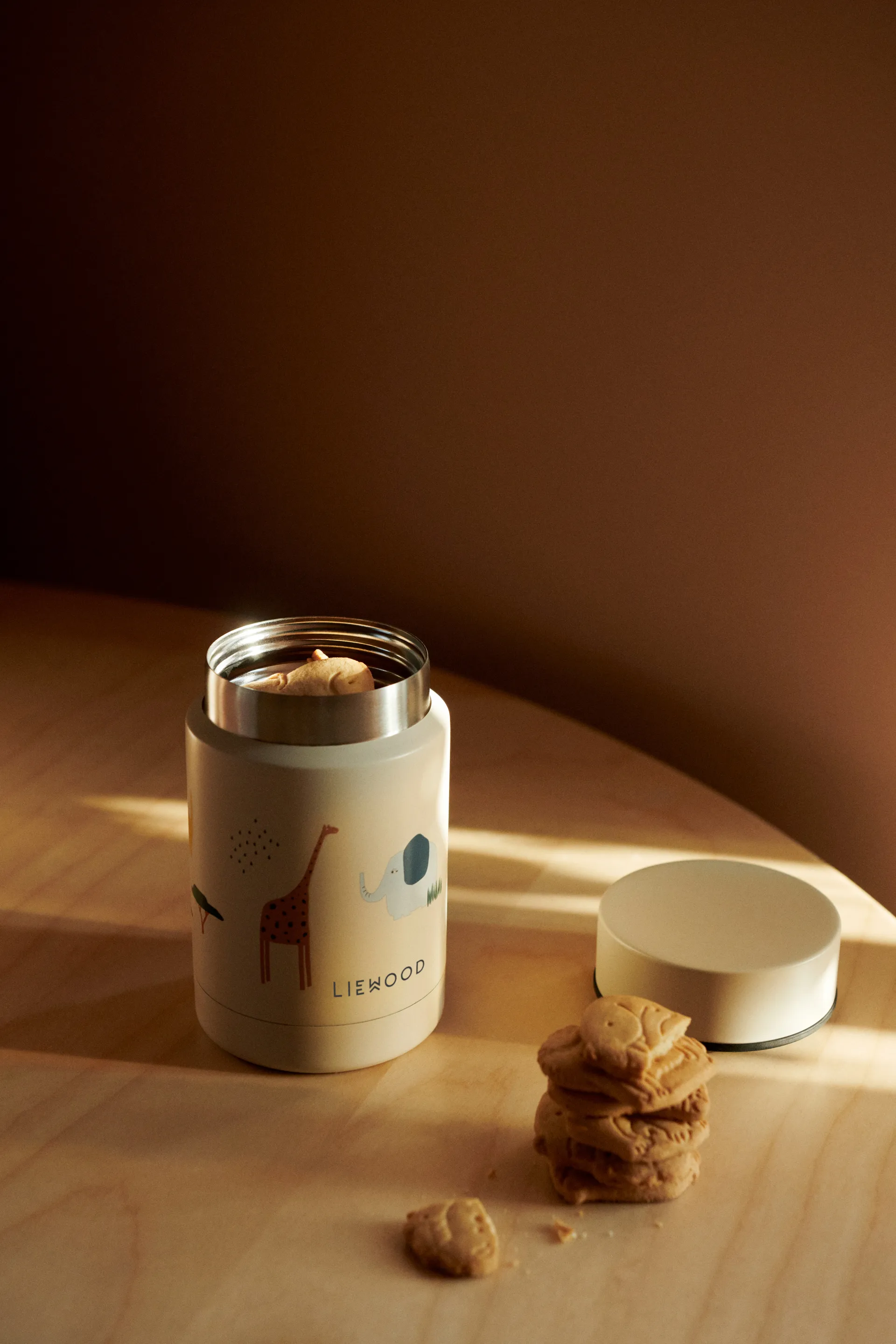 Nadja garrafa térmica 0,25 L, Mistura de areia Safari Liewood