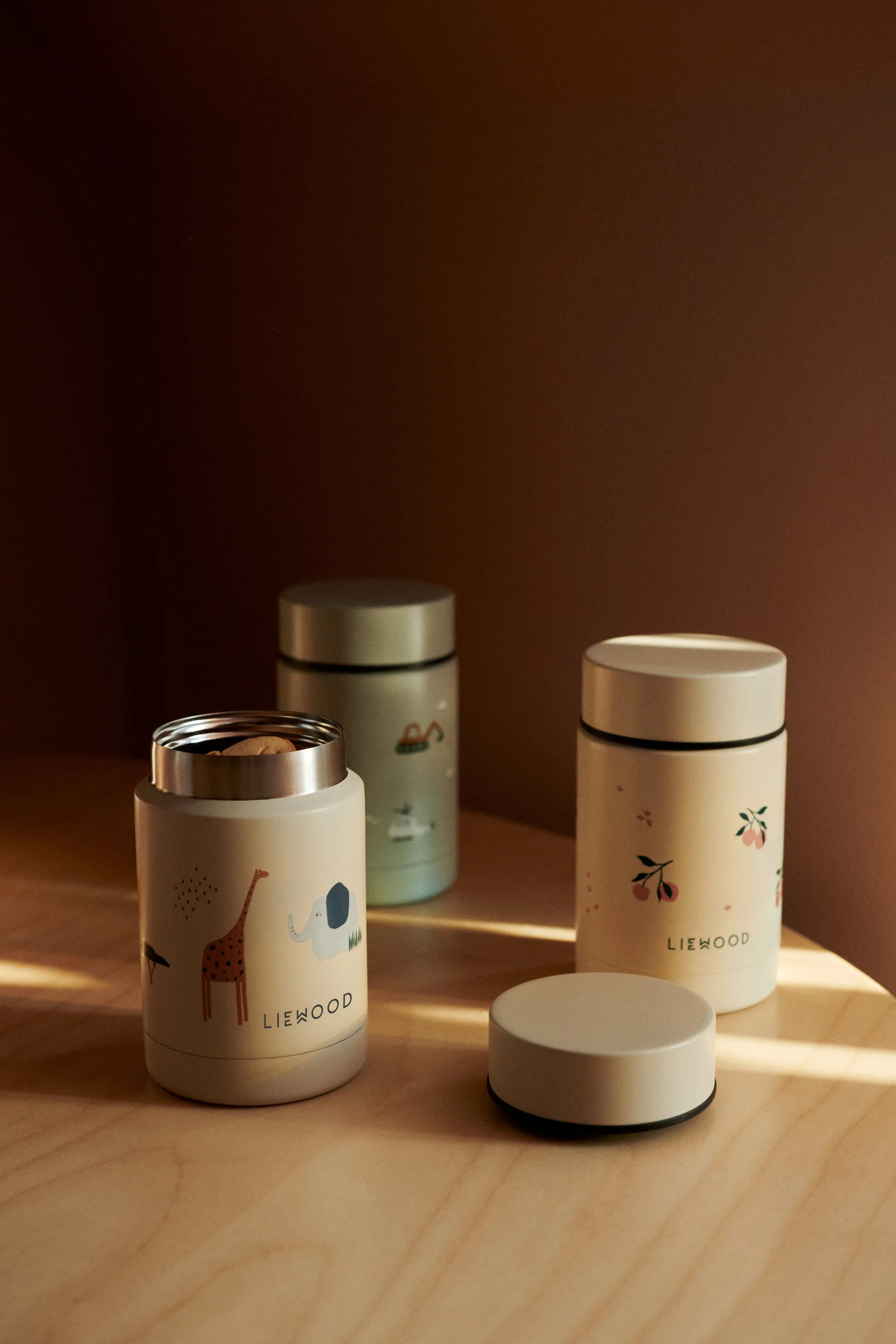 Nadja garrafa térmica 0,25 L, Mistura de areia Safari Liewood