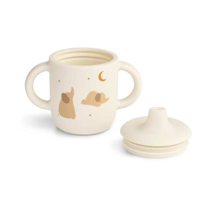 Neil caneca com bico 15 cl, Elephant-Creme de la creme Liewood