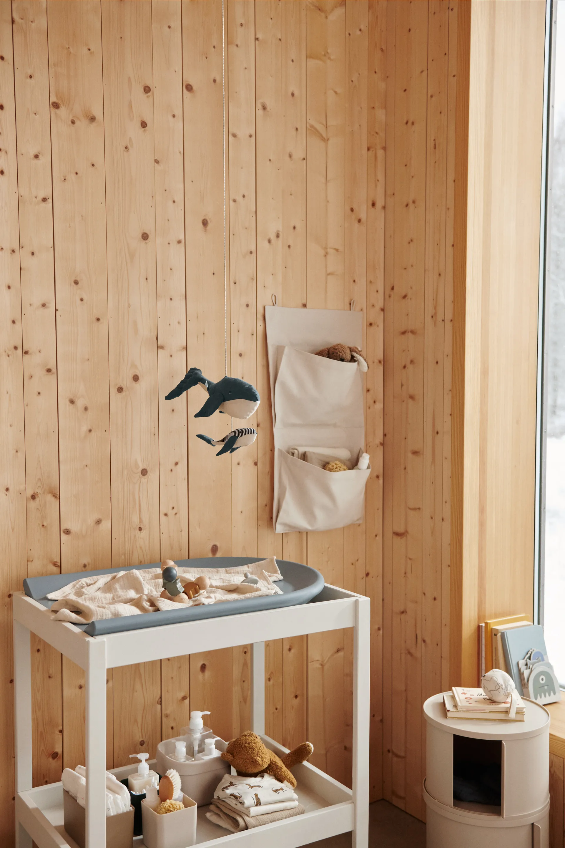 Nona mesa de apoio Ø32x22 cm, Arenoso Liewood