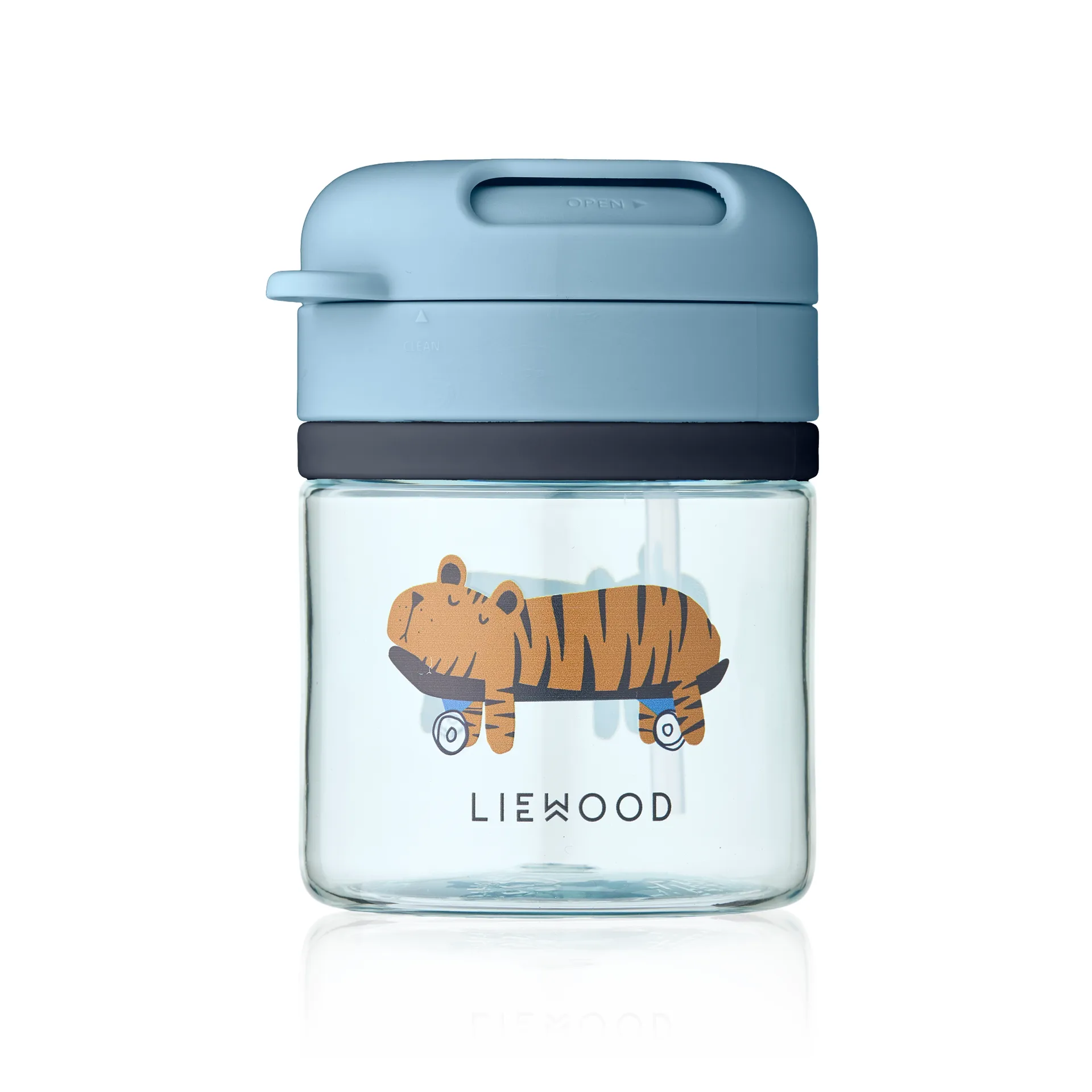 Pavia caneca com bico 28 cl, Fun-beach blue Liewood