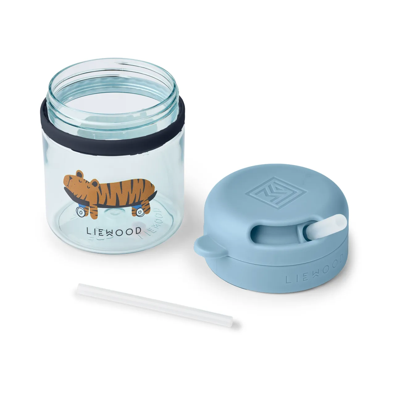 Pavia caneca com bico 28 cl, Fun-beach blue Liewood