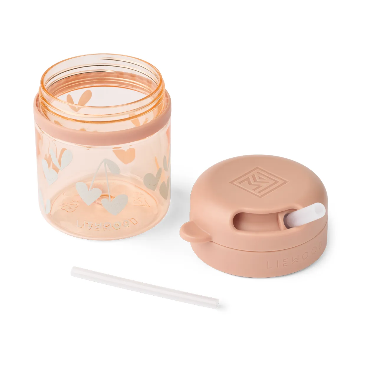 Pavia caneca com bico 28 cl, Sweethearts-pale tuscany Liewood