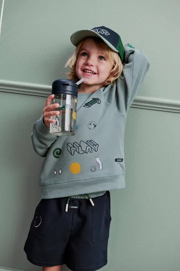 Pavia caneca com bico - Play-menta poeirenta - Liewood