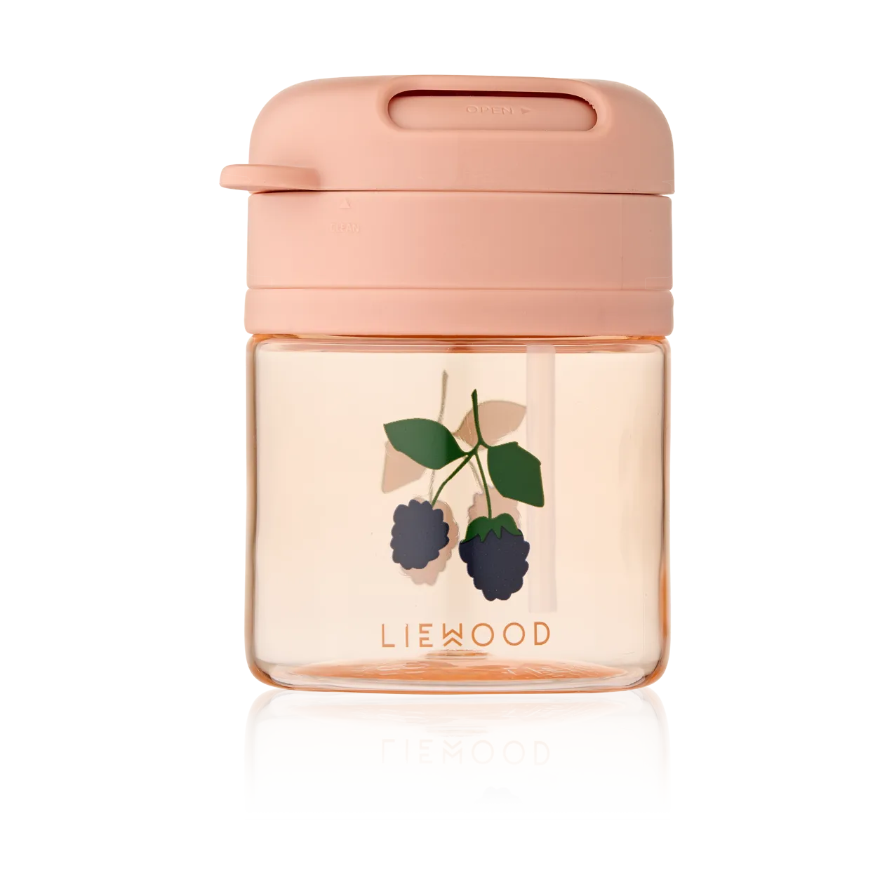 Pavia caneca com canudo 28 cl, Berry-Pale Tuscany Liewood