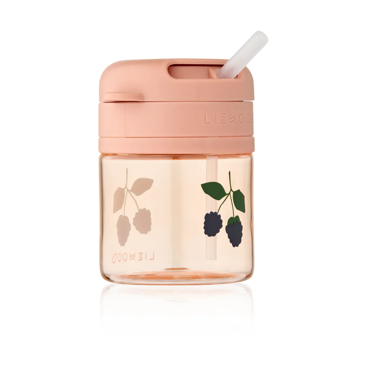 Pavia caneca com canudo 28 cl, Berry-Pale Tuscany Liewood