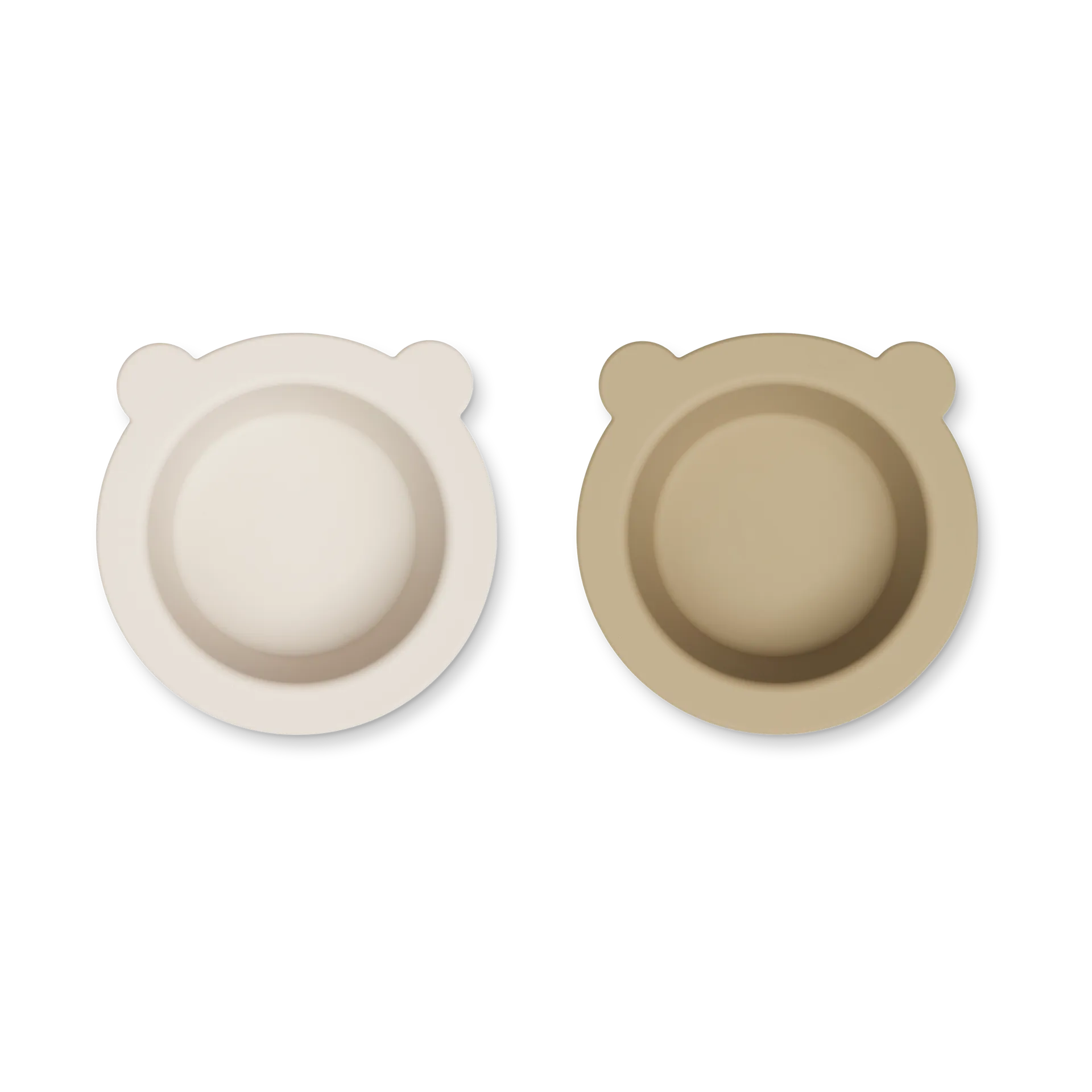 Peony tigela com ventosa Ø16 cm 2 peças, Arenoso-aveia Liewood