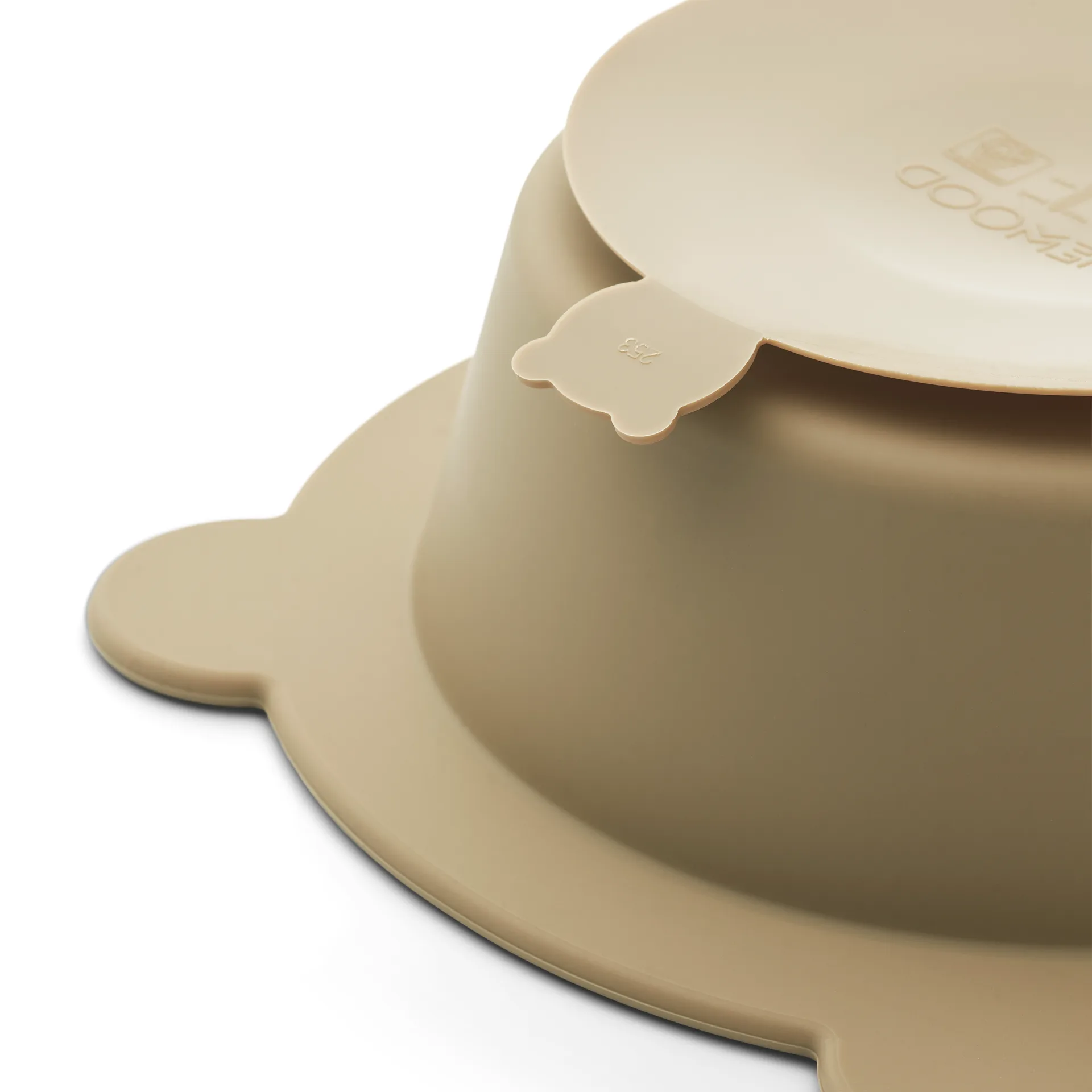 Peony tigela com ventosa Ø16 cm 2 peças, Arenoso-aveia Liewood