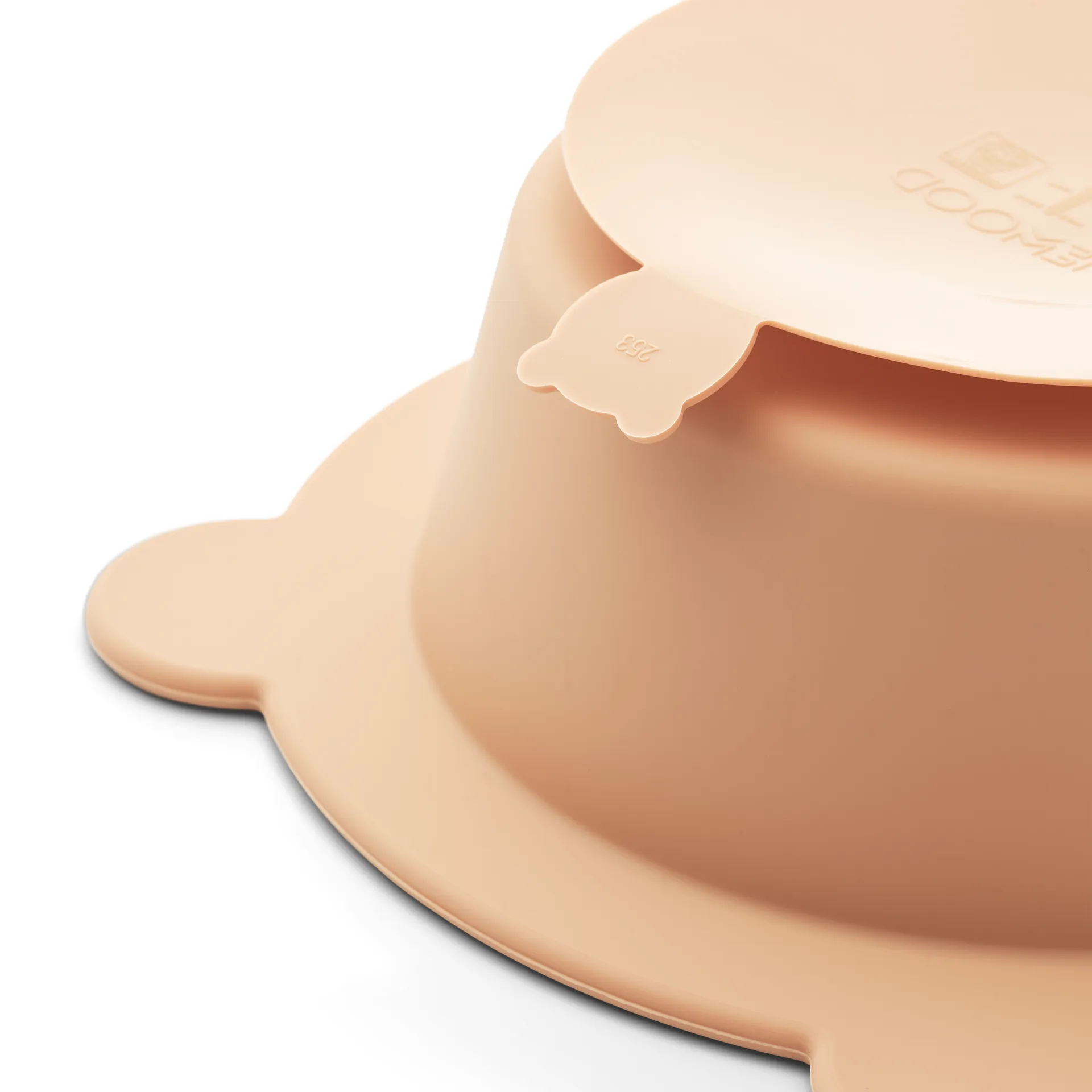 Peony tigela com ventosa Ø16 cm 2 peças, Mostarda-mistura rosa da toscana Liewood