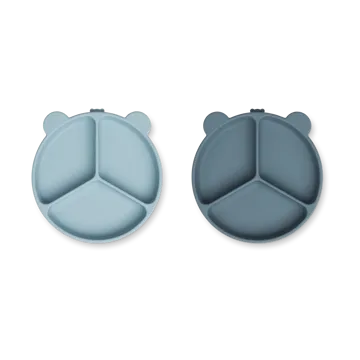 Stacy prato dividido para criança 2 unidades - Azul baleia-azul marinho - Liewood