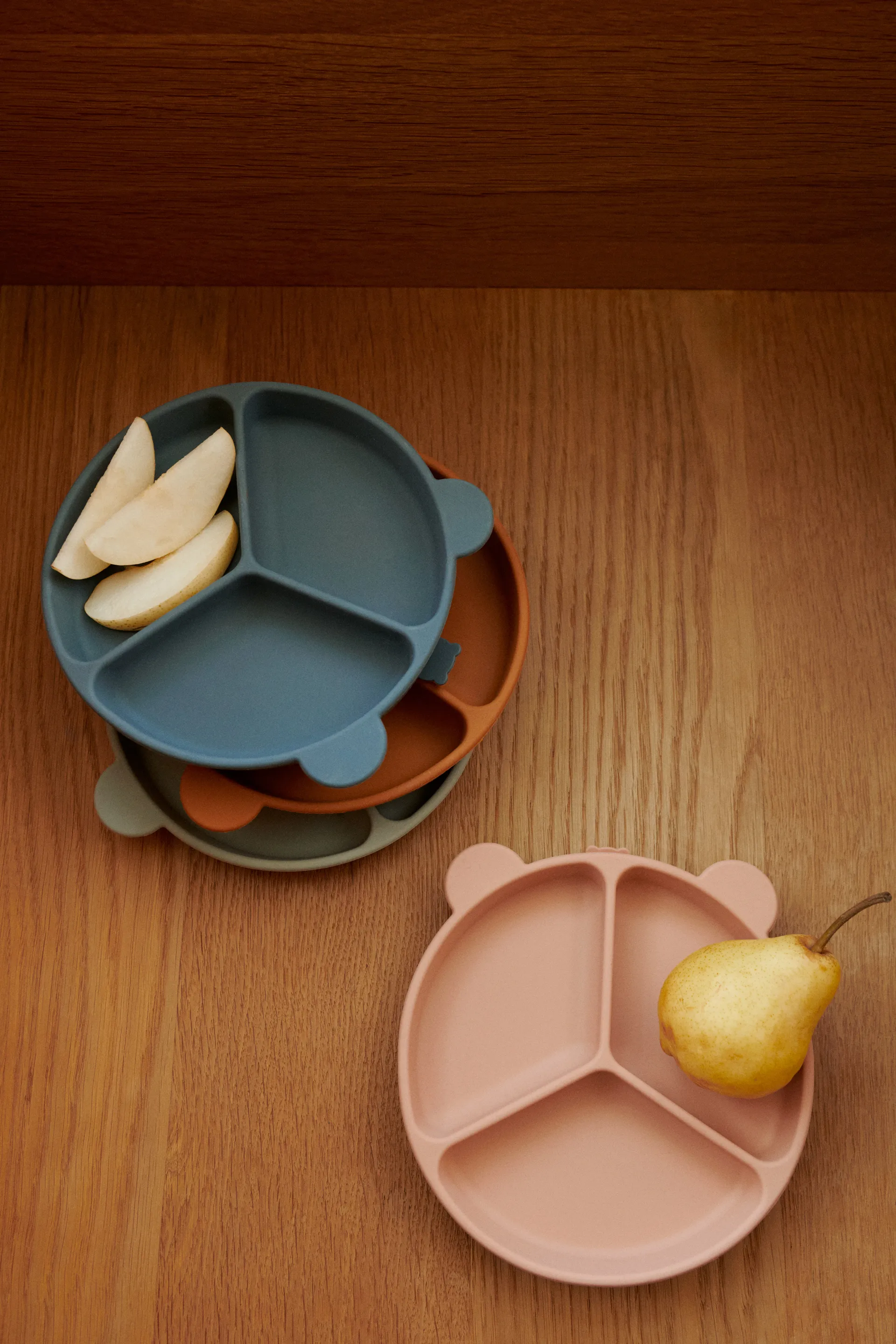 Stacy prato dividido para criança 2 unidades, Mostarda-mistura rosa da toscana Liewood