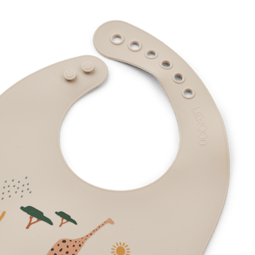 Tilda babete de silicone 2 unidades - Mistura de areia Safari - Liewood