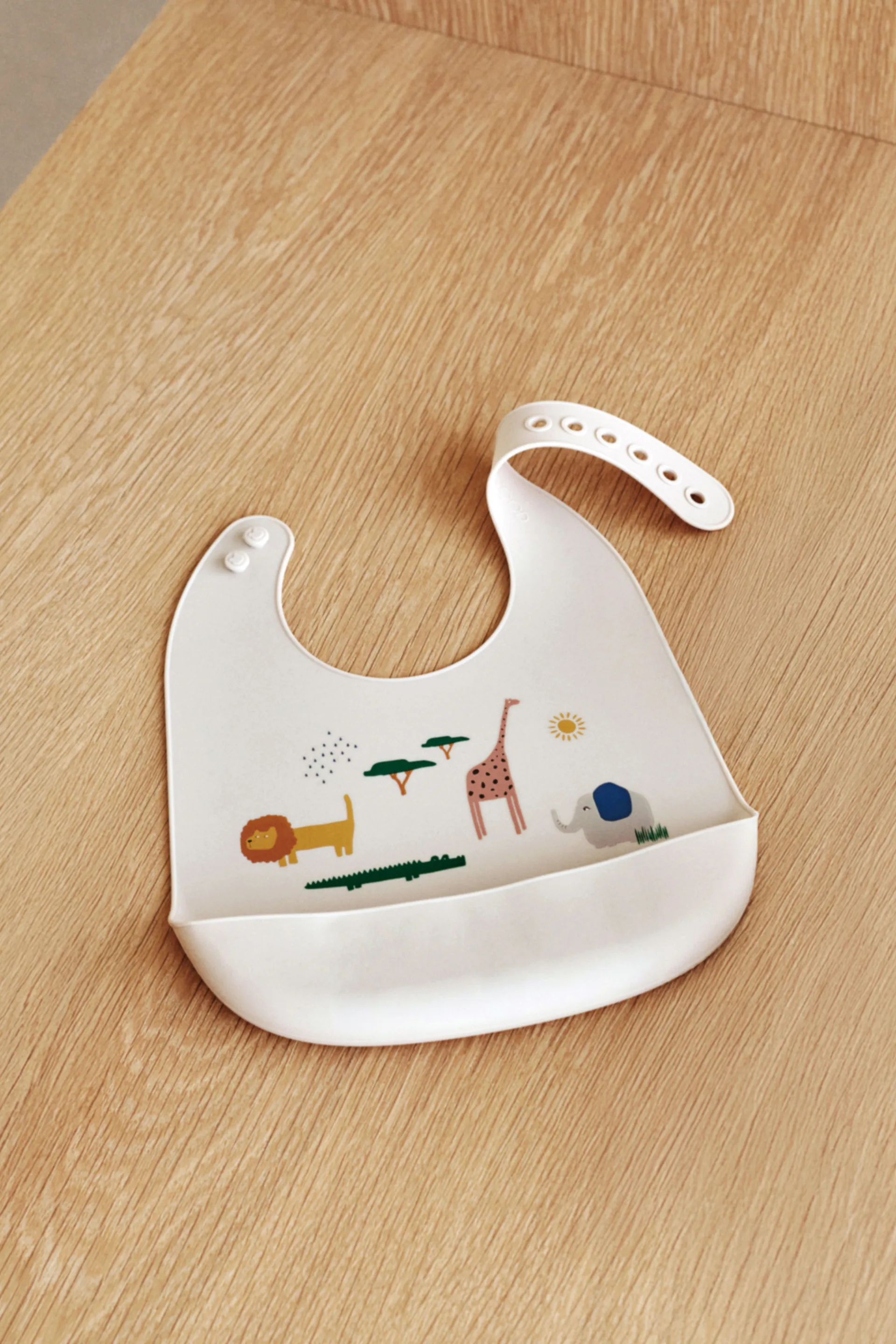 Tilda babete de silicone 2 unidades, Mistura de areia Safari Liewood