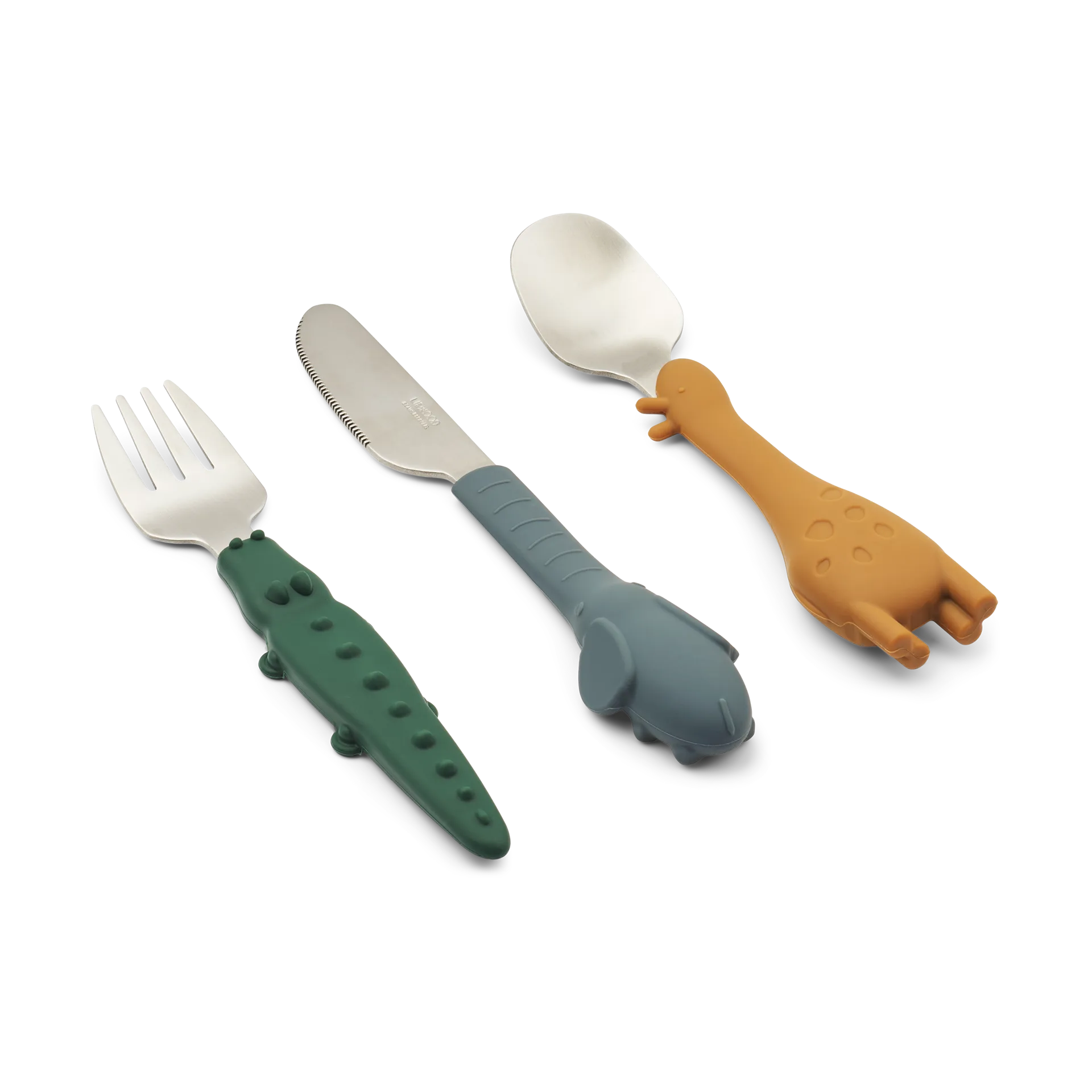 Tove all together conjunto de talheres 3 peças, Mistura de caramelo dourado Liewood